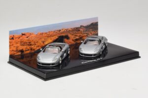 Porsche Carrera GT Spider & Coupé Coffret Argent Minichamps 1:43 WAP02010314 Métal Moulé — image 2 sur 5