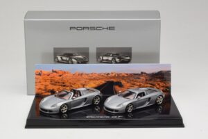 Porsche Carrera GT Spider & Coupé Coffret Argent Minichamps 1:43 WAP02010314 Métal Moulé — image 5 sur 5