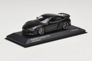 Porsche Cayman GT4 981 Black Metallic Minichamps 1:43 410066121 Métal Moulé — image 2 sur 5