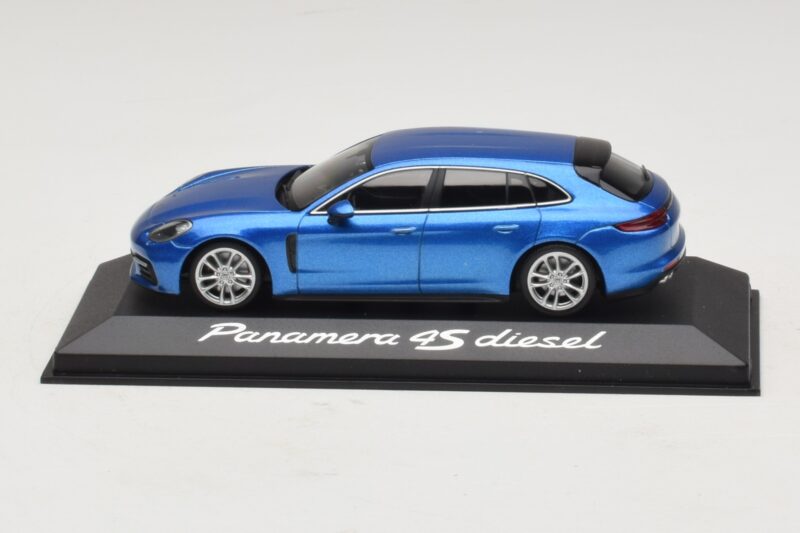 Porsche Panamera 971 4S Diesel Bleu Métallisé Minichamps 1:43 WAP0207600H Métal Moulé