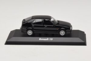 Renault 19 Noir Maxichamps 1:43 940113701 Métal Moulé