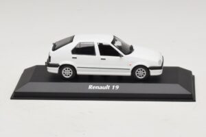 Renault 19 Blanc Maxichamps 1:43 940113700 Métal Moulé
