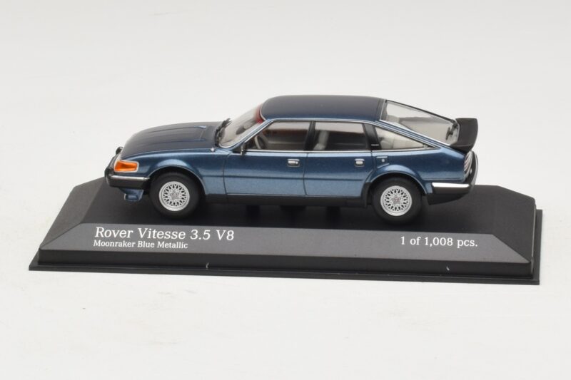 Rover Vitesse SD1 3.5 V8 Bleu Métallisé Minichamps 1:43 400138501 Métal Moulé