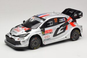 Toyota GR Yaris Rally1 #17 S. Ogier / V. Landais Rally Portugal Winner 2025 IXO 1:18 18RMC250A Métal Moulé