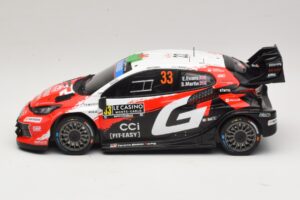 Toyota GR Yaris Rally1 #33 E. Evans / S. Martin Rally Monte Carlo 2026 IXO 1:18 18RMC269B Métal Moulé — image 3 sur 6