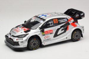 Toyota GR Yaris Rally1 #69 K. Rovanpera / J. Halttunen Rally Portugal 2025 IXO 1:18 18RMC250B Métal Moulé