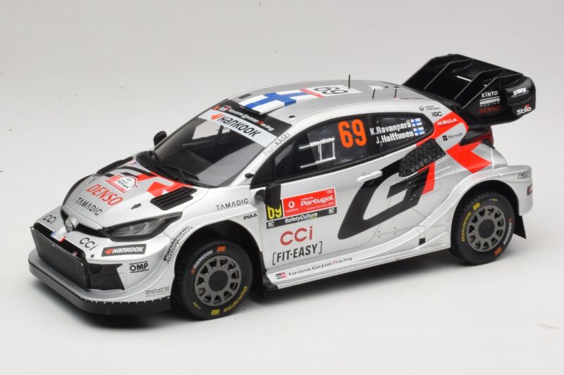 Toyota GR Yaris Rally1 #69 K. Rovanpera / J. Halttunen Rally Portugal 2025 IXO 1:18 18RMC250B Métal Moulé