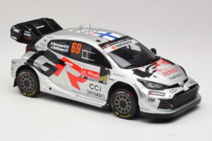 Toyota GR Yaris Rally1 #69 K. Rovanpera / J. Halttunen Rally Portugal 2025 IXO 1:18 18RMC250B Métal Moulé — image 4 sur 6