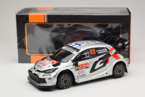 Toyota GR Yaris Rally1 #69 K. Rovanpera / J. Halttunen Rally Portugal 2025 IXO 1:18 18RMC250B Métal Moulé — image 6 sur 6