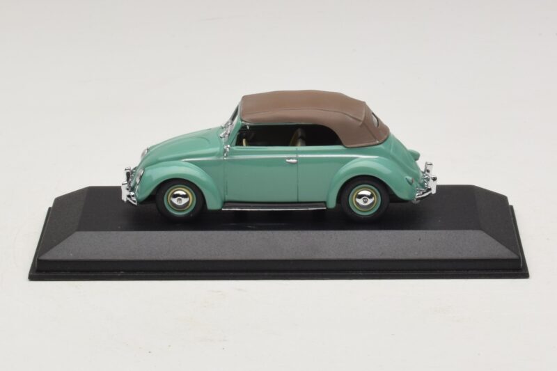 Volkswagen 1200 Cabriolet Capote Souple Vert Minichamps 1:43 430052042 Métal Moulé