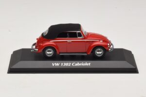 Volkswagen 1302 Cabriolet Rouge Maxichamps 1:43 940055031 Métal Moulé