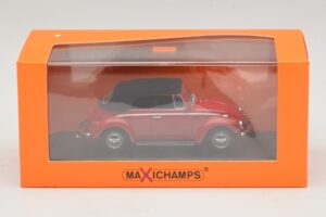Volkswagen 1302 Cabriolet Rouge Maxichamps 1:43 940055031 Métal Moulé — image 5 sur 5