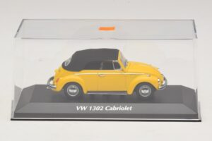Volkswagen 1302 Cabriolet Jaune Maxichamps 1:43 940055030 Métal Moulé — image 4 sur 5
