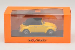 Volkswagen 1302 Cabriolet Jaune Maxichamps 1:43 940055030 Métal Moulé — image 5 sur 5