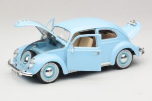 Volkswagen Coccinelle Bleu Bburago 1:18 3381 Métal Moulé — image 2 sur 8