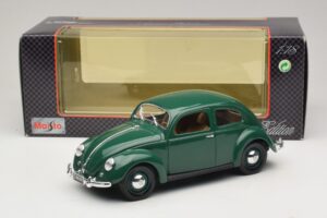 Volkswagen Coccinelle Vert Maisto 1:18 32820 Métal Moulé — image 8 sur 8