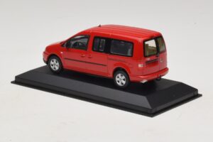 Volkswagen Caddy 2K Bus Rouge Minichamps 1:43 CADDY009 Métal Moulé — image 3 sur 5