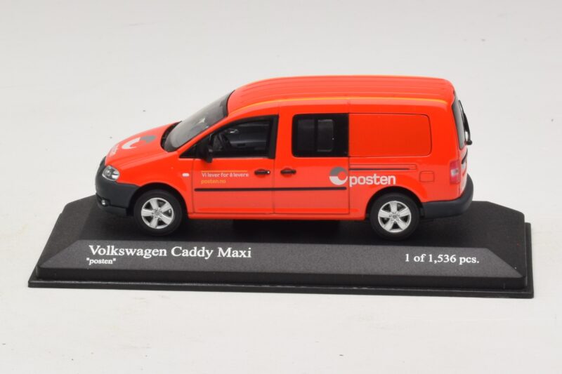 Volkswagen Caddy Maxi Mk3 Norway Post Minichamps 1:43 Volkswagen Caddy Maxi Mk3 Norway Post Minichamps 1:43 403057005 Métal Moulé