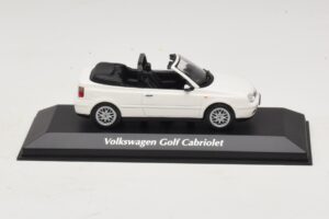 Volkswagen Golf Mk4 Cabriolet Blanc Maxichamps 1:43 940058330 Métal Moulé