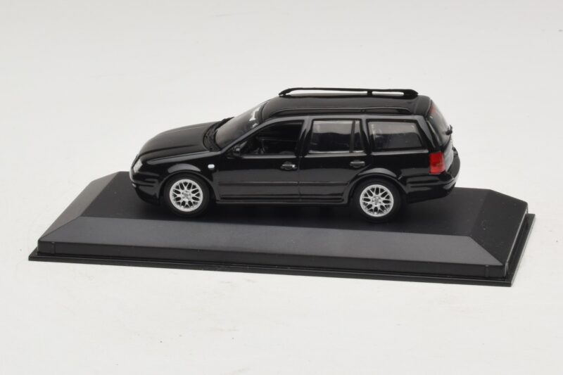 Volkswagen Golf Mk4 Variant Sport Highline BBS Edition Noir Boîte De Remplacement Minichamps 1:43 GOLF008-R1 Métal Moulé
