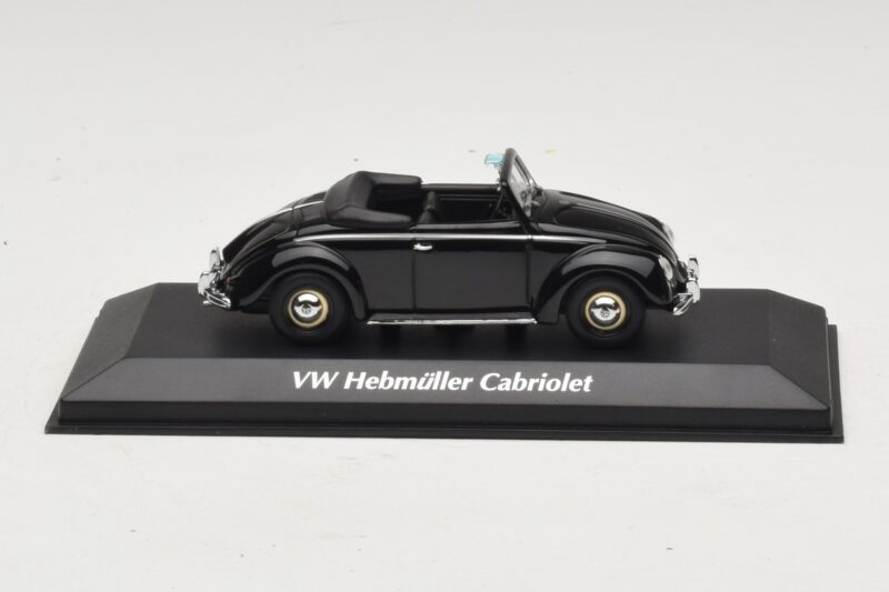 Volkswagen Hebmuller Cabriolet Noir Maxichamps 1:43 940052130 Métal Moulé