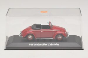 Volkswagen Hebmuller Cabriolet Rouge Maxichamps 1:43 940052131 Métal Moulé — image 4 sur 5