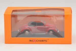 Volkswagen Hebmuller Cabriolet Rouge Maxichamps 1:43 940052131 Métal Moulé — image 5 sur 5