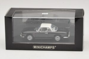 Volkswagen Karmann Ghia Noir avec toit blanc Minichamps 1:43 430050224 Métal Moulé — image 5 sur 5