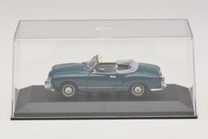 Volkswagen Karmann Ghia Cabriolet Bleu Foncé Minichamps 1:43 GHIA001 Métal Moulé — image 4 sur 5