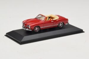 Volkswagen Karmann Ghia Cabriolet Rouge Foncé Minichamps 1:43 5032 Métal Moulé — image 2 sur 5