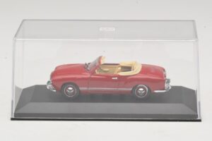 Volkswagen Karmann Ghia Cabriolet Rouge Foncé Minichamps 1:43 5032 Métal Moulé — image 4 sur 5