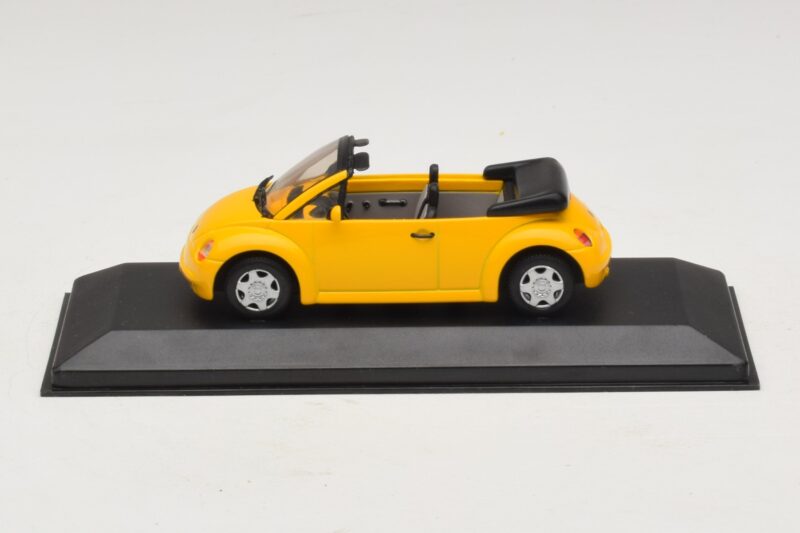 Volkswagen New Beetle Cabriolet Jaune Minichamps 1:43 BEETLE002 Métal Moulé