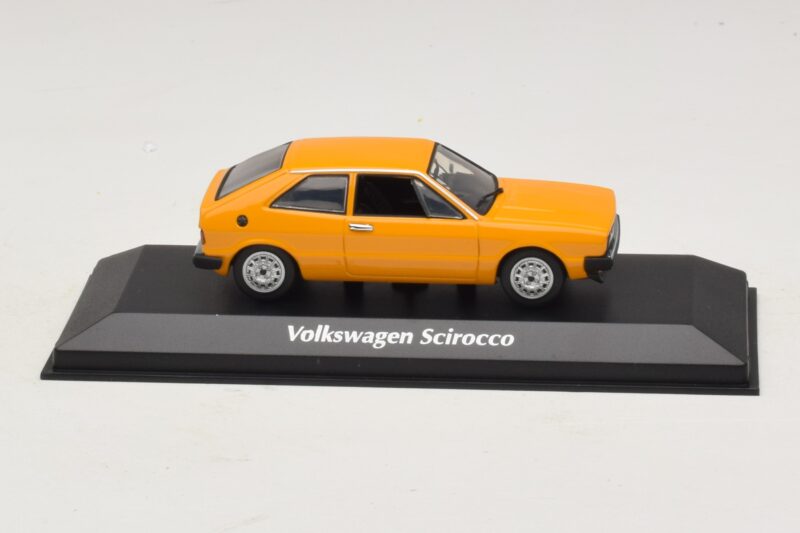 Volkswagen Scirocco Mk1 Jaune Maxichamps 1:43 940050424 Métal Moulé
