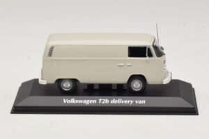 Volkswagen T2b Fourgon De Livraison Gris Maxichamps 1:43 940053060 Métal Moulé