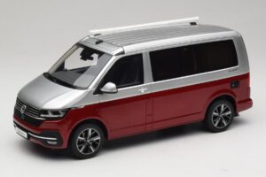 Volkswagen T6.1 California Ocean Tornado Red / Reflex Silver Otto 1:18 Volkswagen T6.1 California Ocean Tornado Red / Reflex Silver Otto 1:18 OT1342 Résine