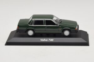 Volvo 740 Vert Foncé Maxichamps 1:43 940171700 Métal Moulé