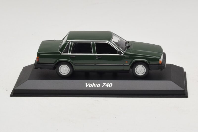 Volvo 740 Vert Foncé Maxichamps 1:43 940171700 Métal Moulé